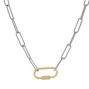 Two-Tone Chain Necklace